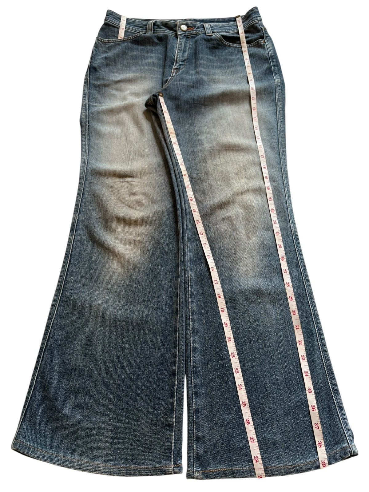 Japanese Brand SALES🔥Vintage Japanese Rusty Mud Wash Bootcut Flare Jeans Size US 30 / EU 46 - 13 Thumbnail