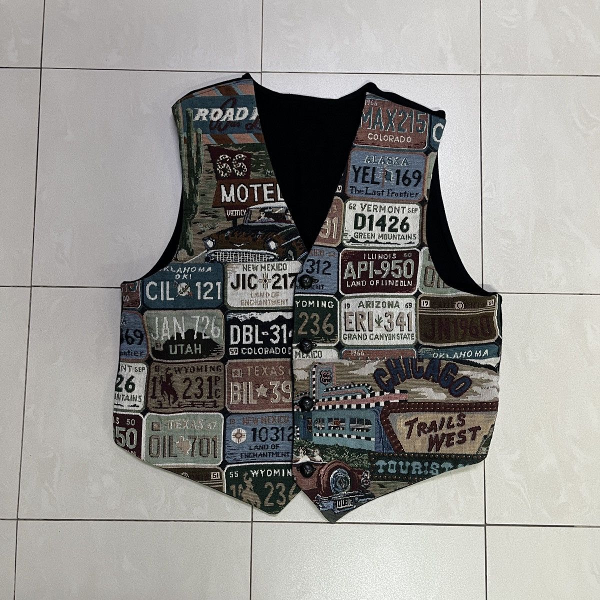 Other Custom Made Plate Number Tapestry Vest Size US S / EU 44-46 / 1 - 1 Thumbnail