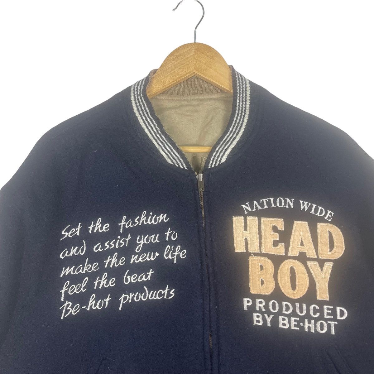 Japanese Brand JAPANASE!! Be-Hot Factory Reversible Varsity Jacket Size US M / EU 48-50 / 2 - 5 Thumbnail