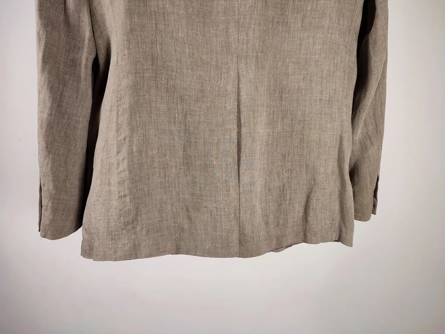 Emporio Armani Emporio Armani 2005 Oldschool Linen Blazer Vintage Jacket Size 46R - 13 Thumbnail
