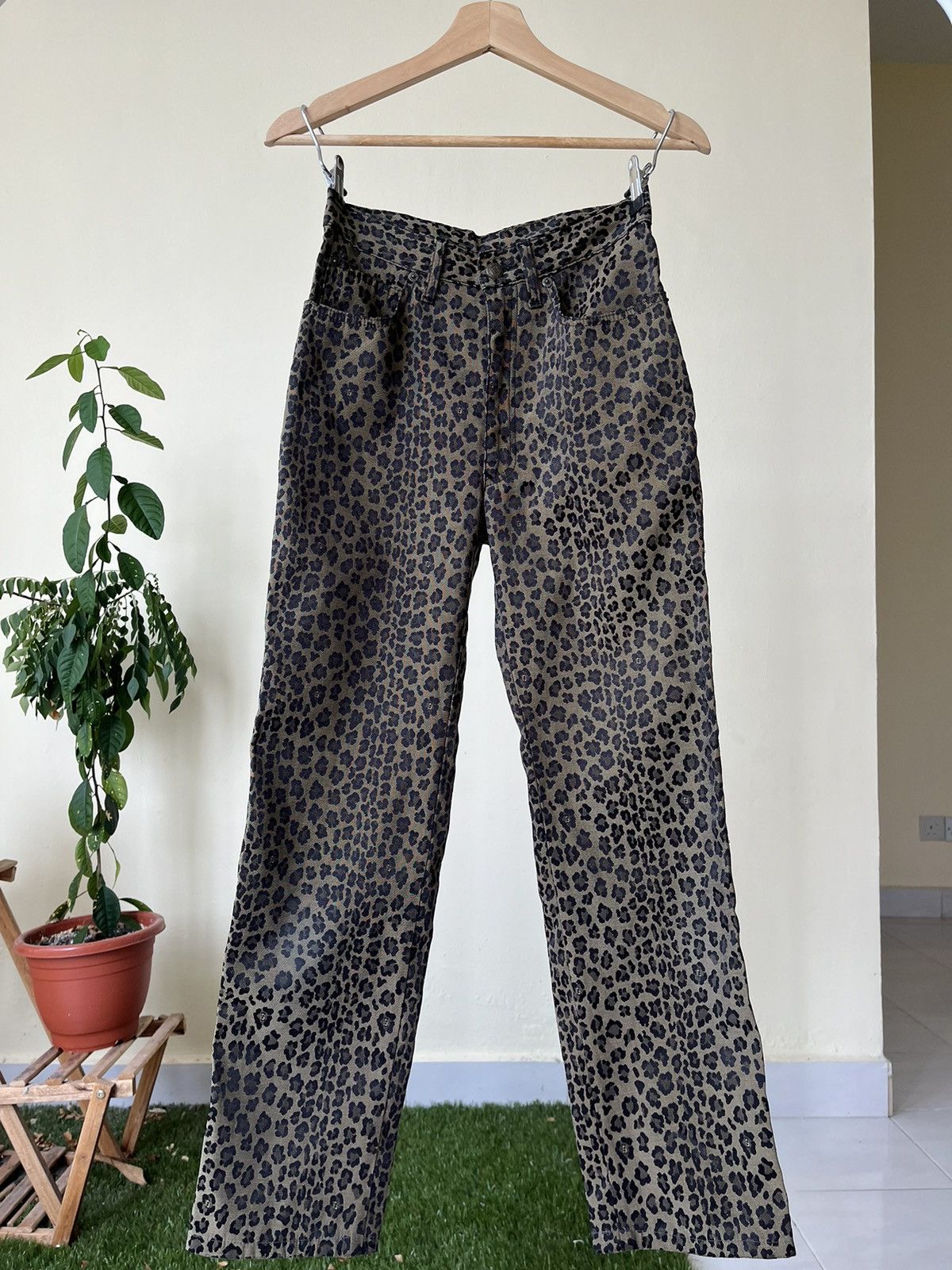 Vintage Fendi Leopard Pants