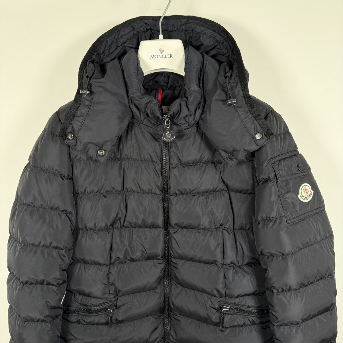 Moncler Moncler Saby Women’s Down Puffer Jacket Size 4 (L/XL) Blue Size L / US 10 / IT 46 - 4 Thumbnail