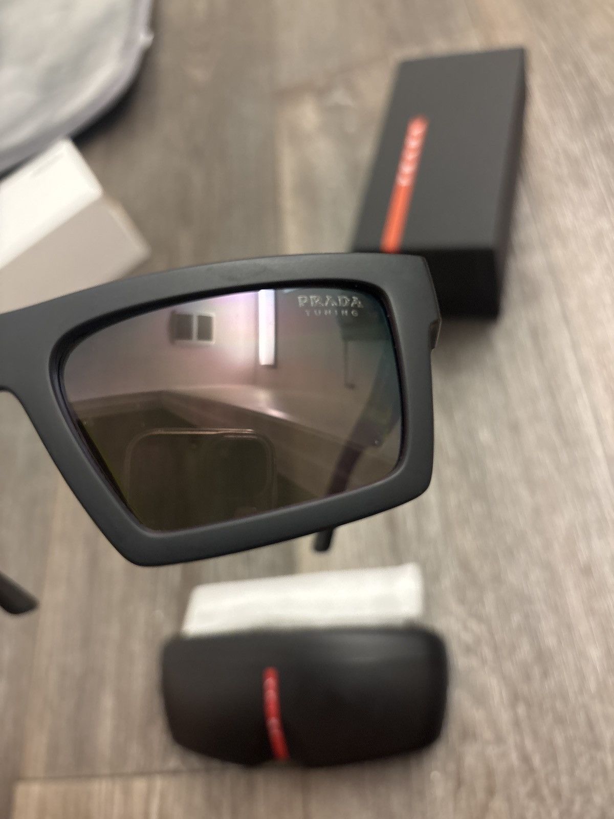 Prada Prada Linea Rossa “Tuning” glasses Size ONE SIZE - 8 Thumbnail