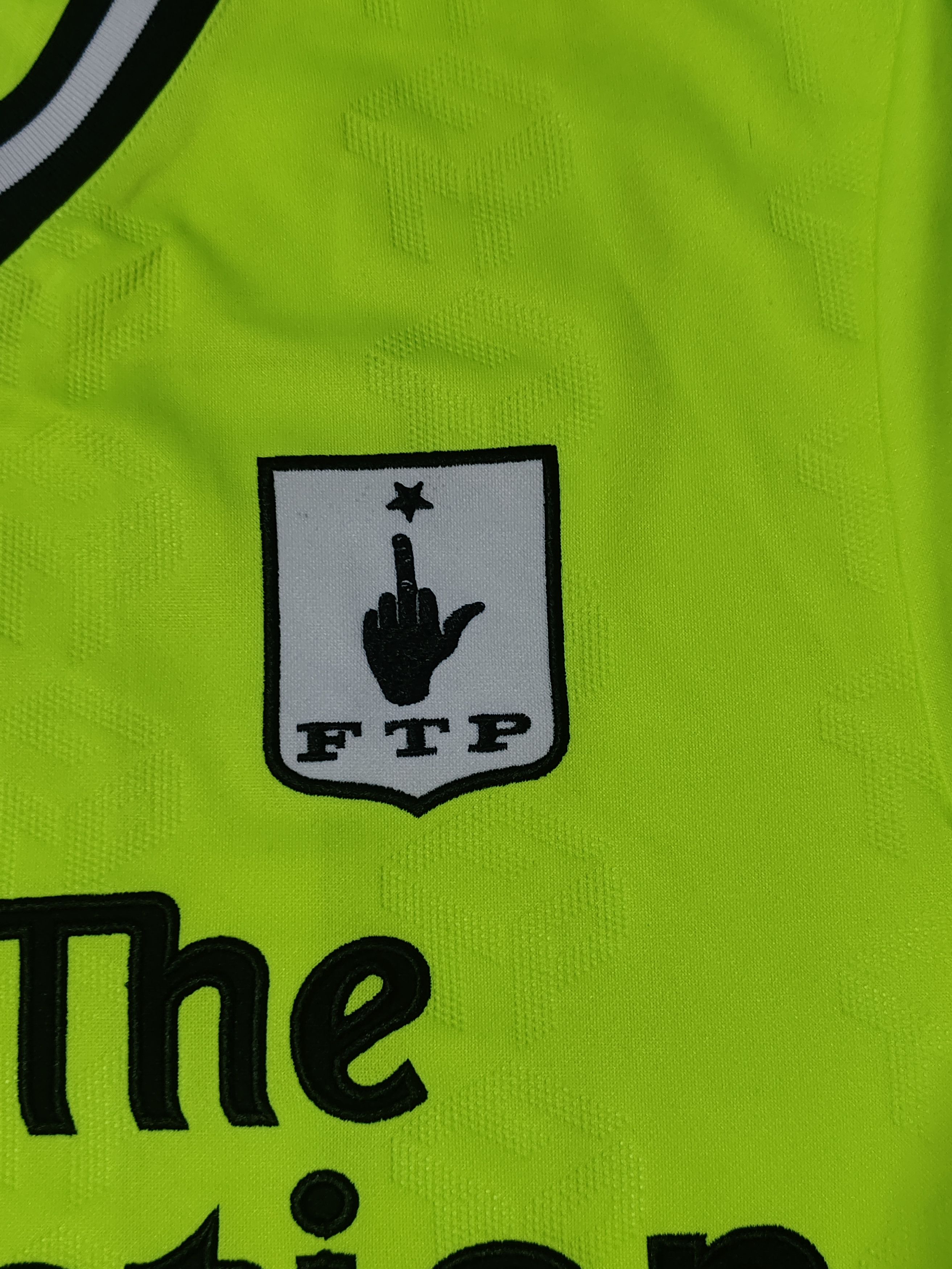 Fuck The Population FTP Fuck The Population Neon Green Soccer Jersey Shirt Size US M / EU 48-50 / 2 - 4 Thumbnail