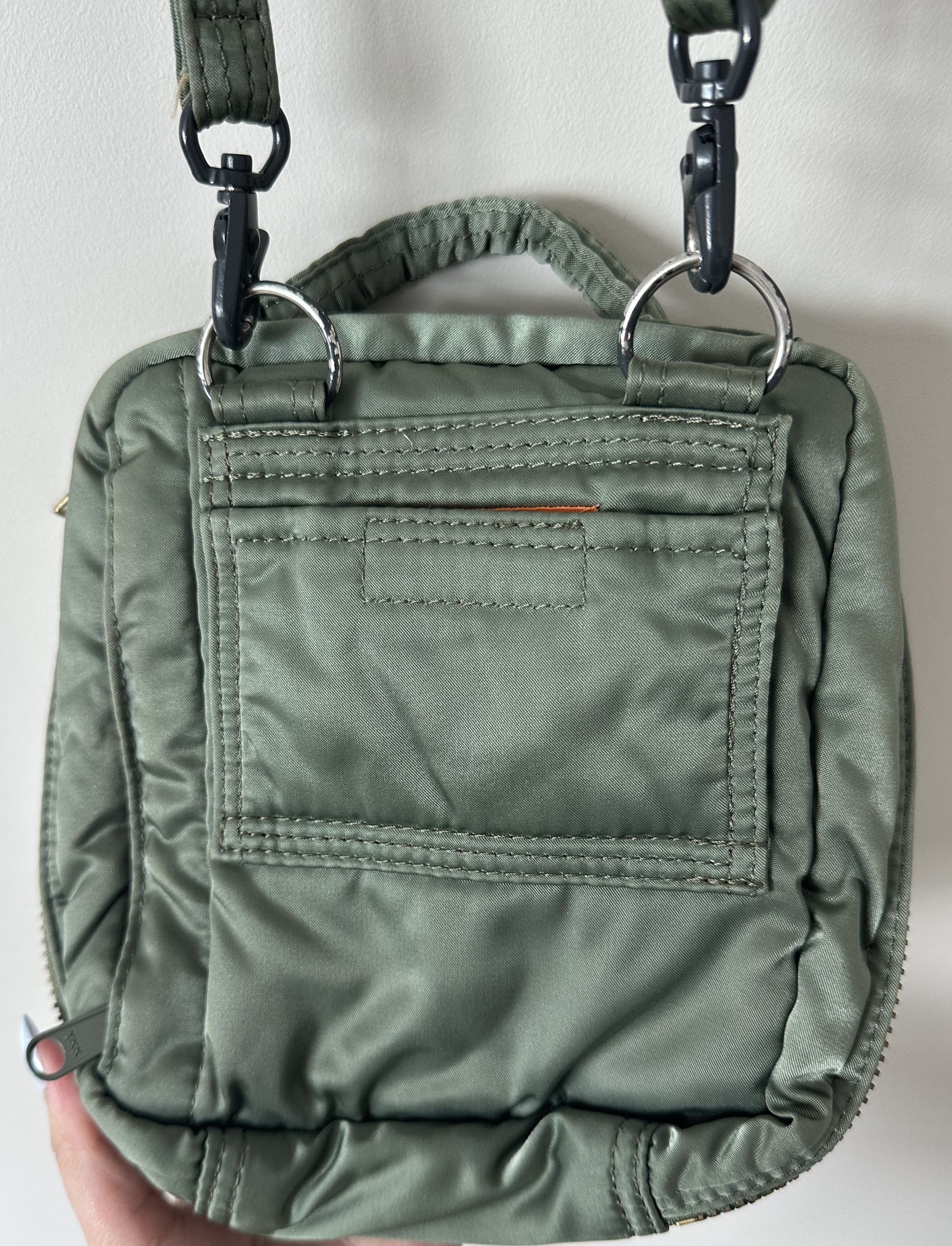 Porter PORTER TANKER VERTICAL MESSENGER BAG SAGE GREEN OS Size ONE SIZE - 7 Thumbnail