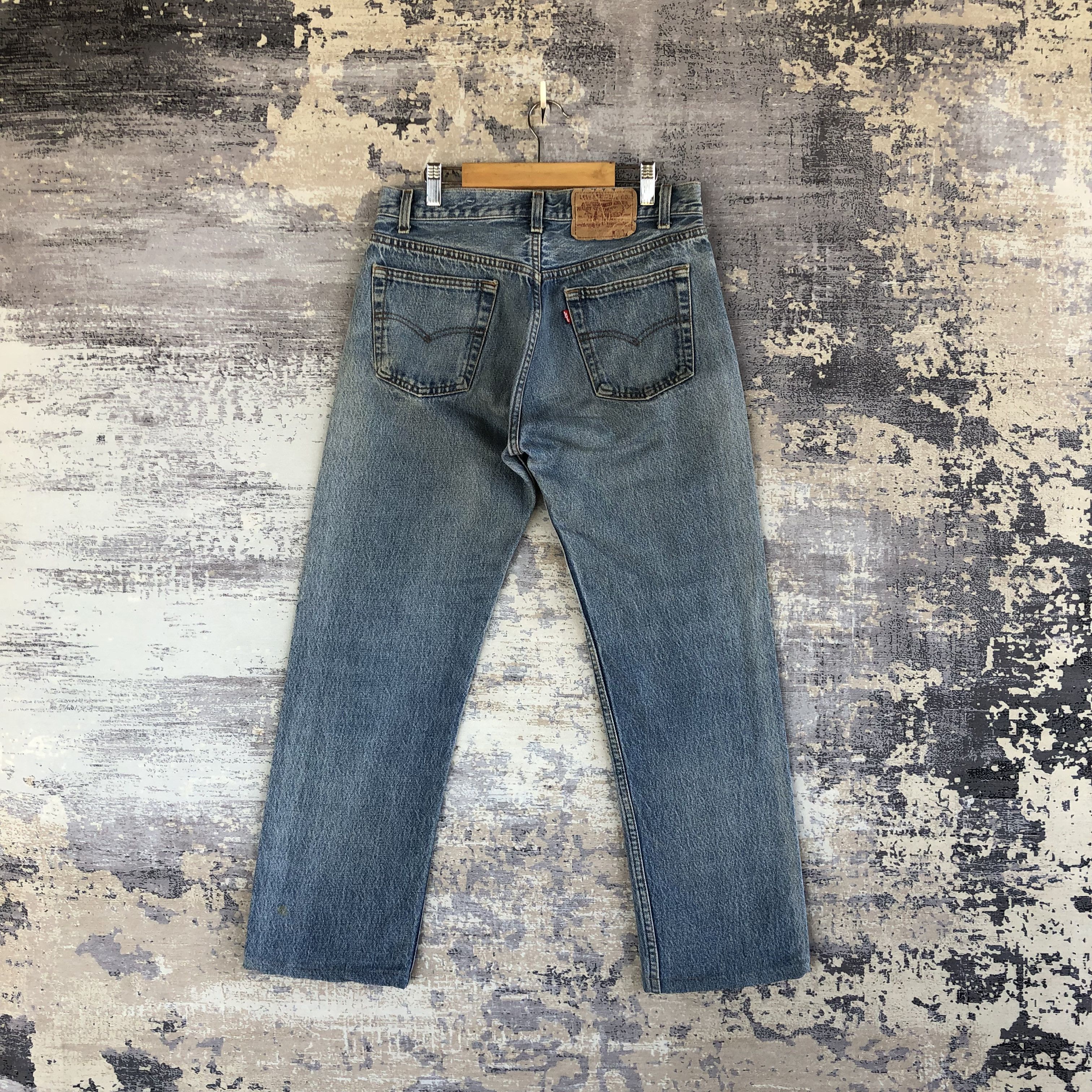 Levi's Vintage 80s Levis 501 Jeans Levi's Faded Stone Wash Denim Size 28" / US 6 / IT 42 - 2 Thumbnail