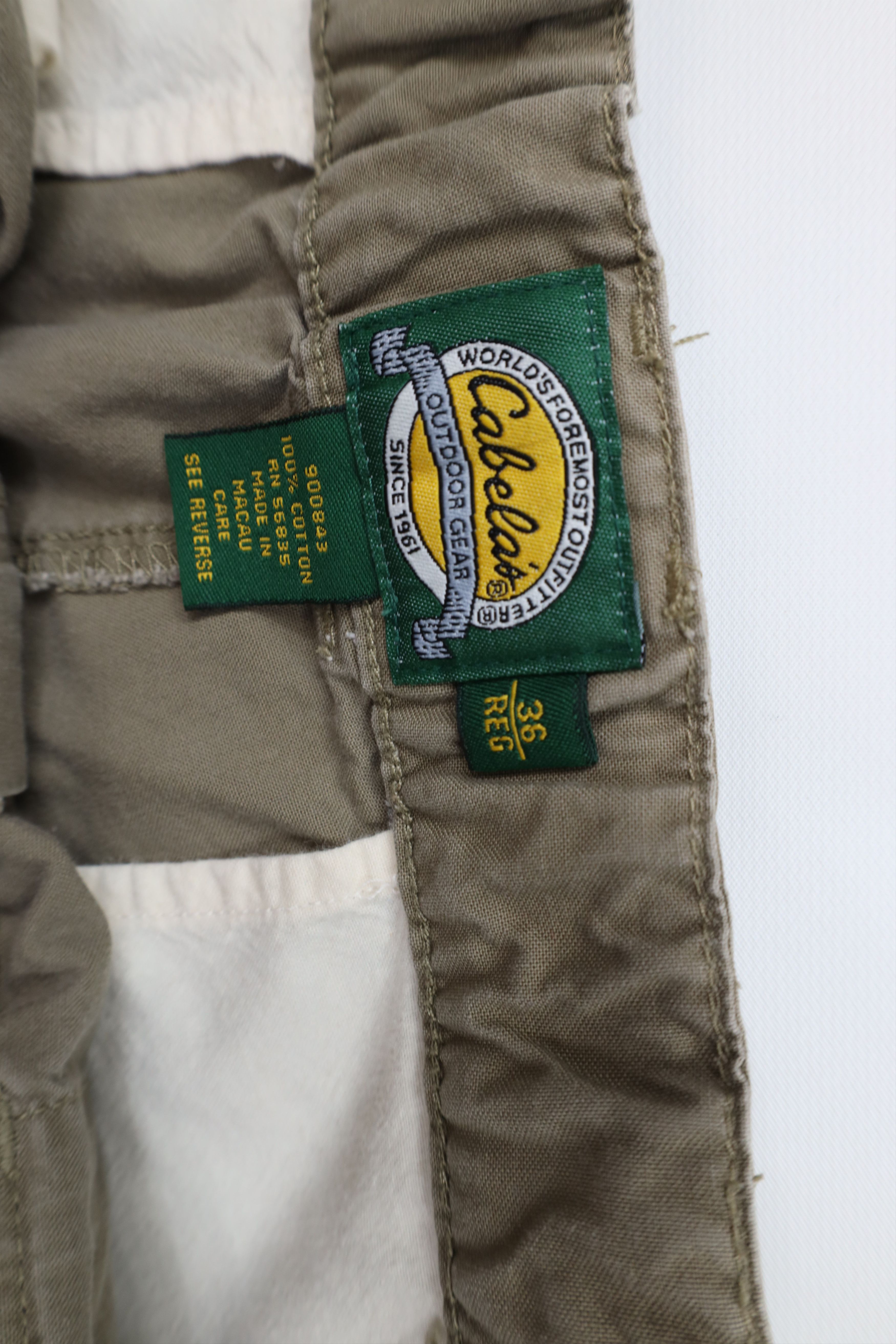 Cabelas Vintage Cabelas Convertible Cargo Pants Shorts Beige Size US 36 / EU 52 - 8 Thumbnail