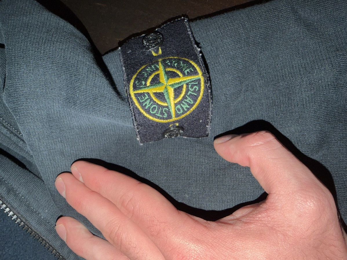 Stone Island Vintage Stone Island Zip Badge Hoodie Size US M / EU 48-50 / 2 - 4 Thumbnail