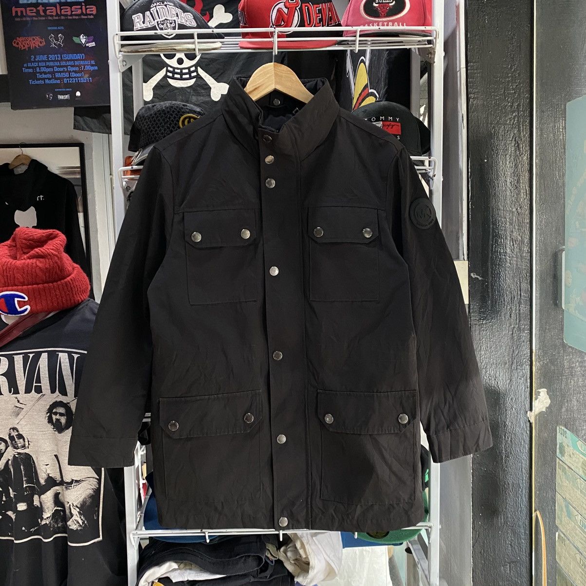 Designer × Michael Kors Michael Kors Designer Mens Black Multi Pocket Jacket Size US M / EU 48-50 / 2 - 1 Thumbnail