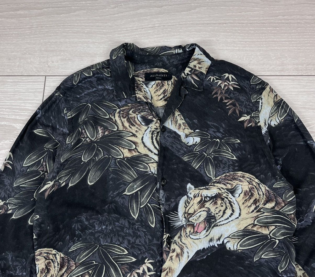Allsaints Allsaints Chokai LS Over Print Viscose Button Shirt Size US S / EU 44-46 / 1 - 5 Thumbnail