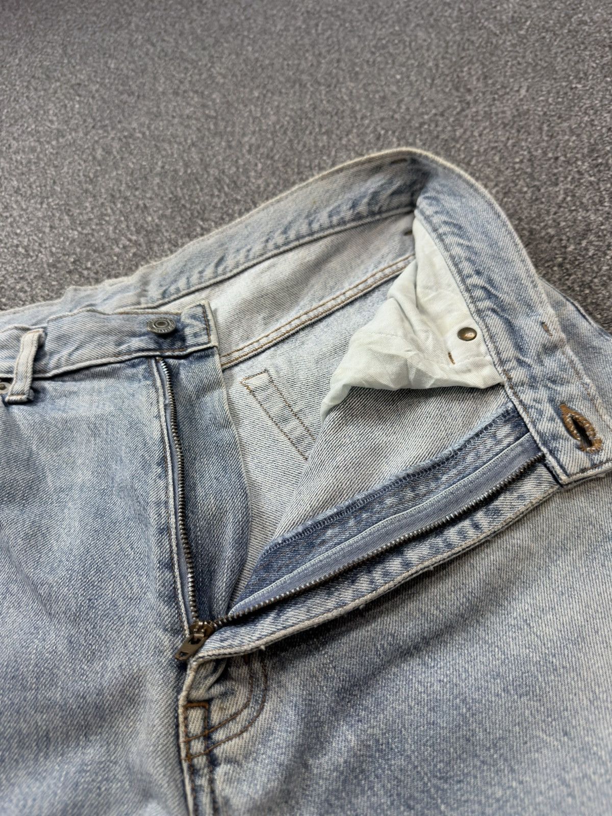 Fashion Victim Vintage Light Washed Natural Aging Faded Japanese Denim Size US 34 / EU 50 - 12 Thumbnail