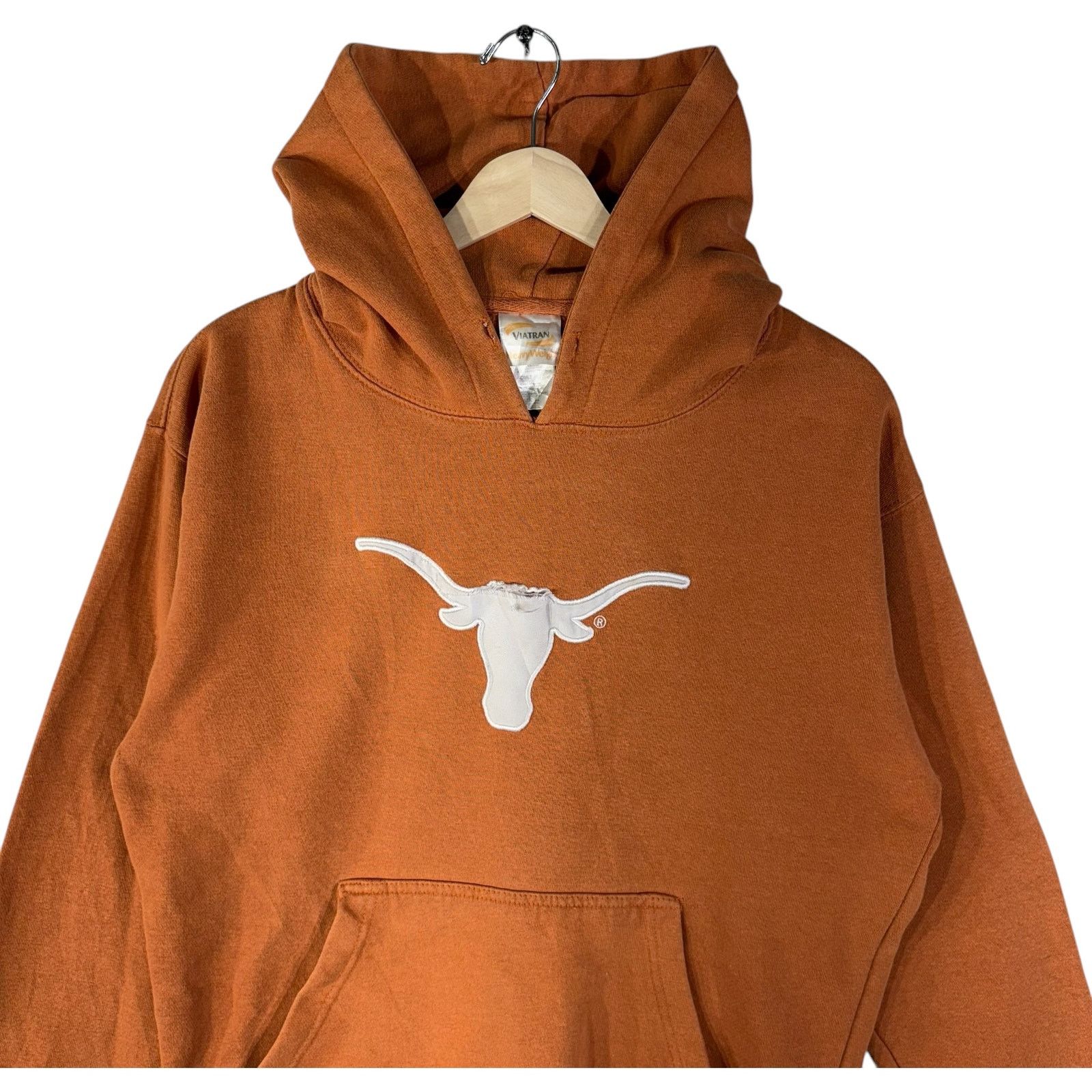 Vintage Vintage University Of Texas Longhorns Patch Logo Hoodie M Size US M / EU 48-50 / 2 - 2 Thumbnail