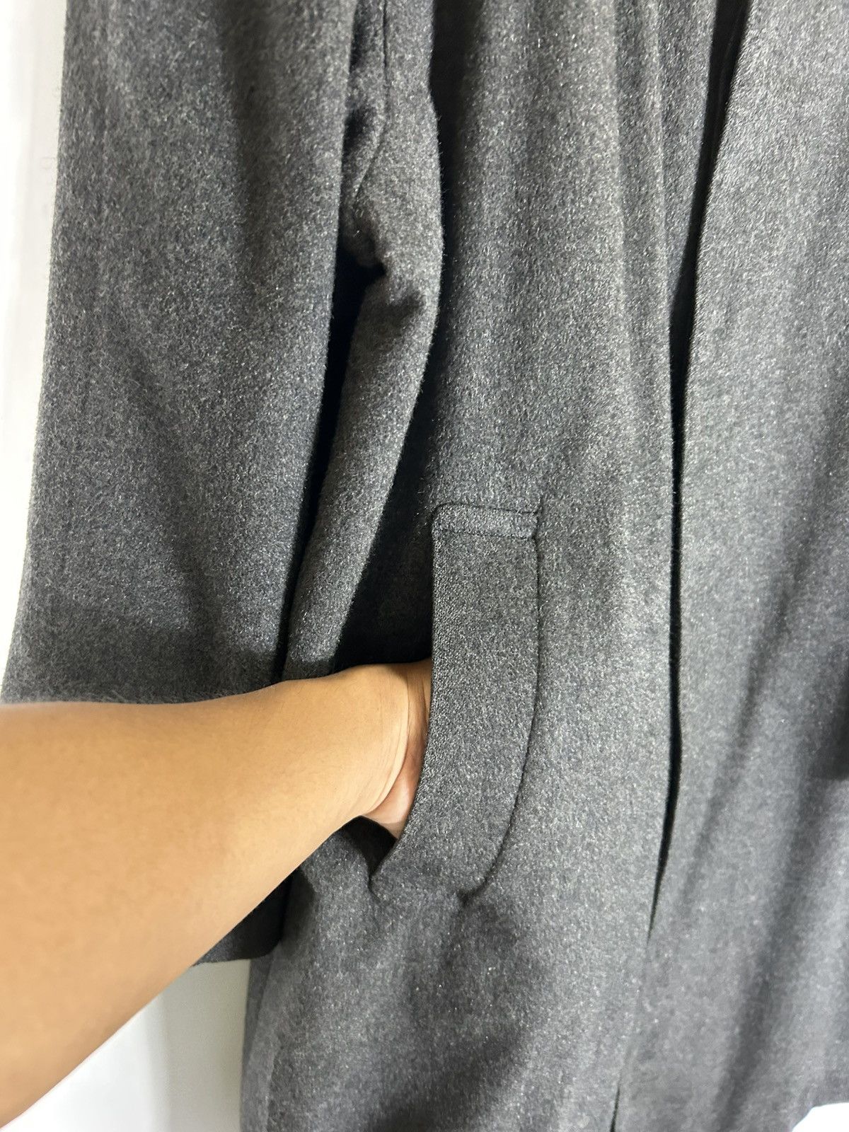 Extreme Cashmere × Japanese Brand × Vintage ⚡️Vintage Emil Klein Cashmere Button Long Coat Size US L / EU 52-54 / 3 - 7 Thumbnail