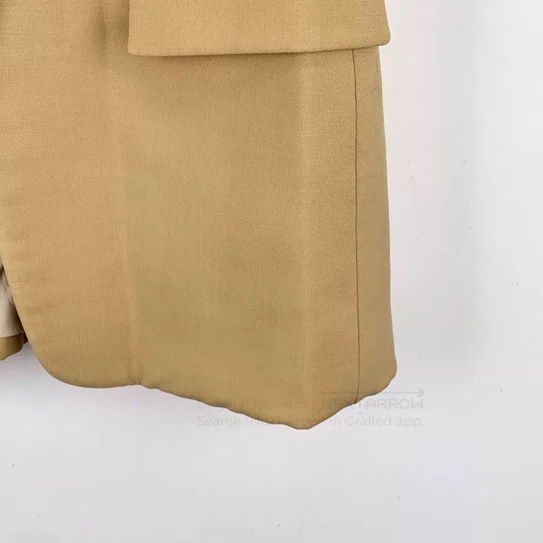 Hermes Hermes Yellow wool lapel sleeveless vest Size XS / US 0-2 / IT 36-38 - 4 Thumbnail