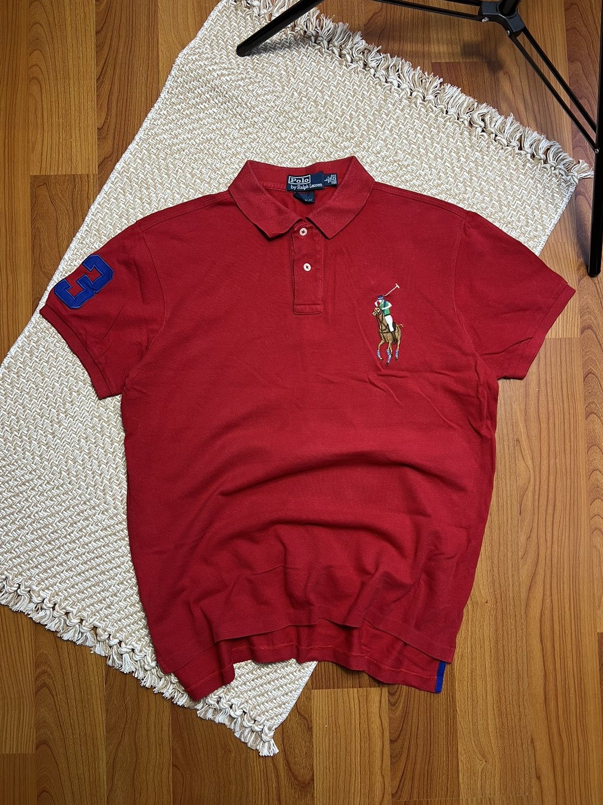 Pre-owned Polo Ralph Lauren X Vintage Polo Ralph Laurent T-shirt 90's Y2k In Red