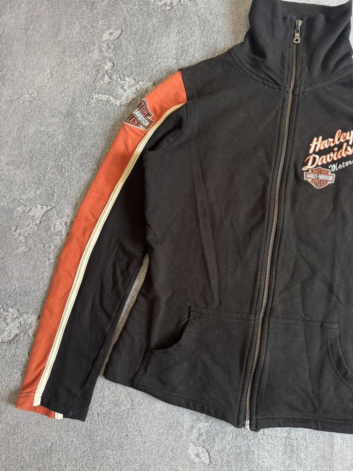Harley Davidson Harley Davidson S zip turtleneck pullover sweater knit faded Size S / US 4 / IT 40 - 18 Thumbnail