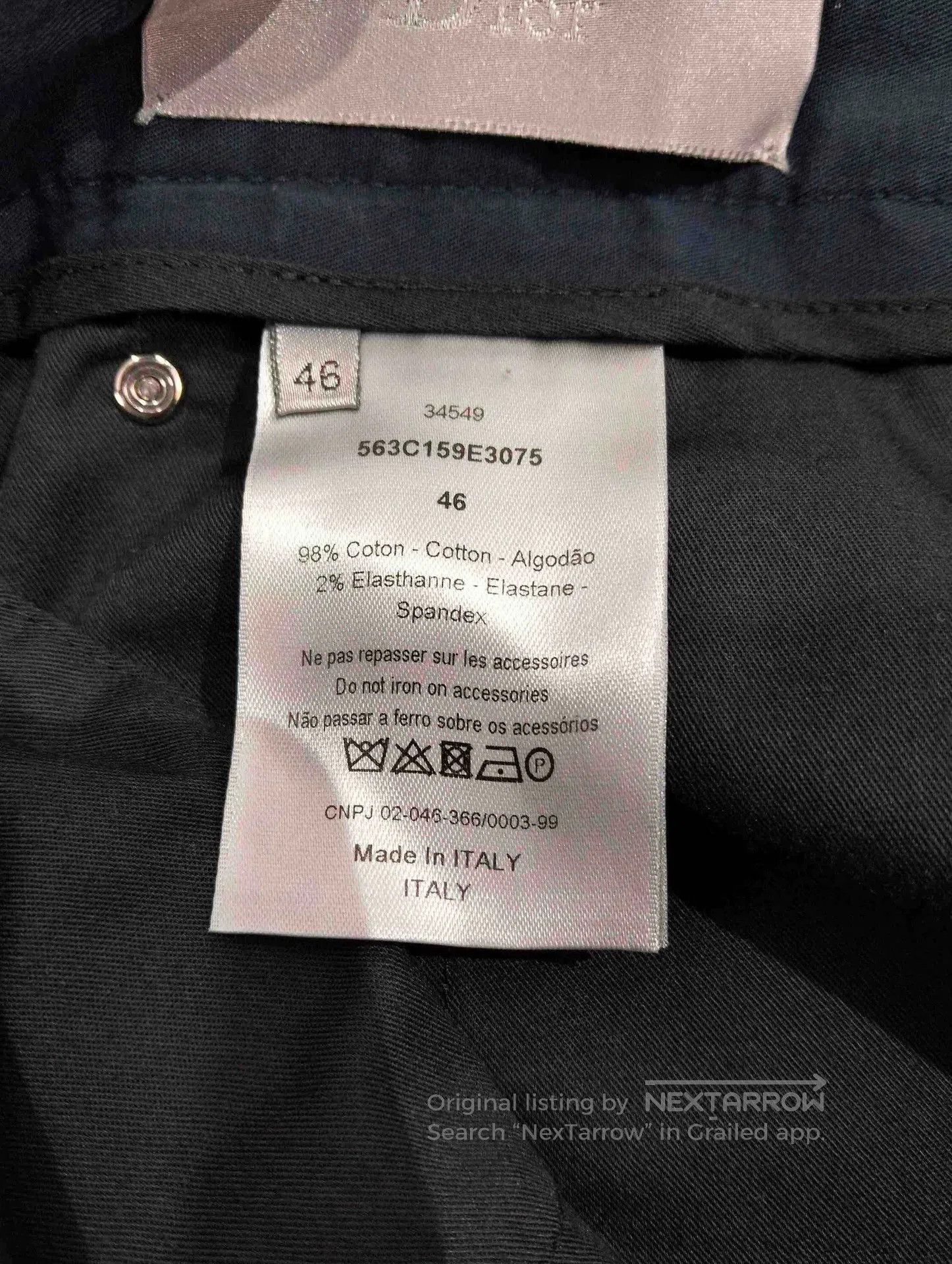 Dior Dior Navy Blue Cargo Shorts Size 46. Size US 30 / EU 46 - 4 Thumbnail