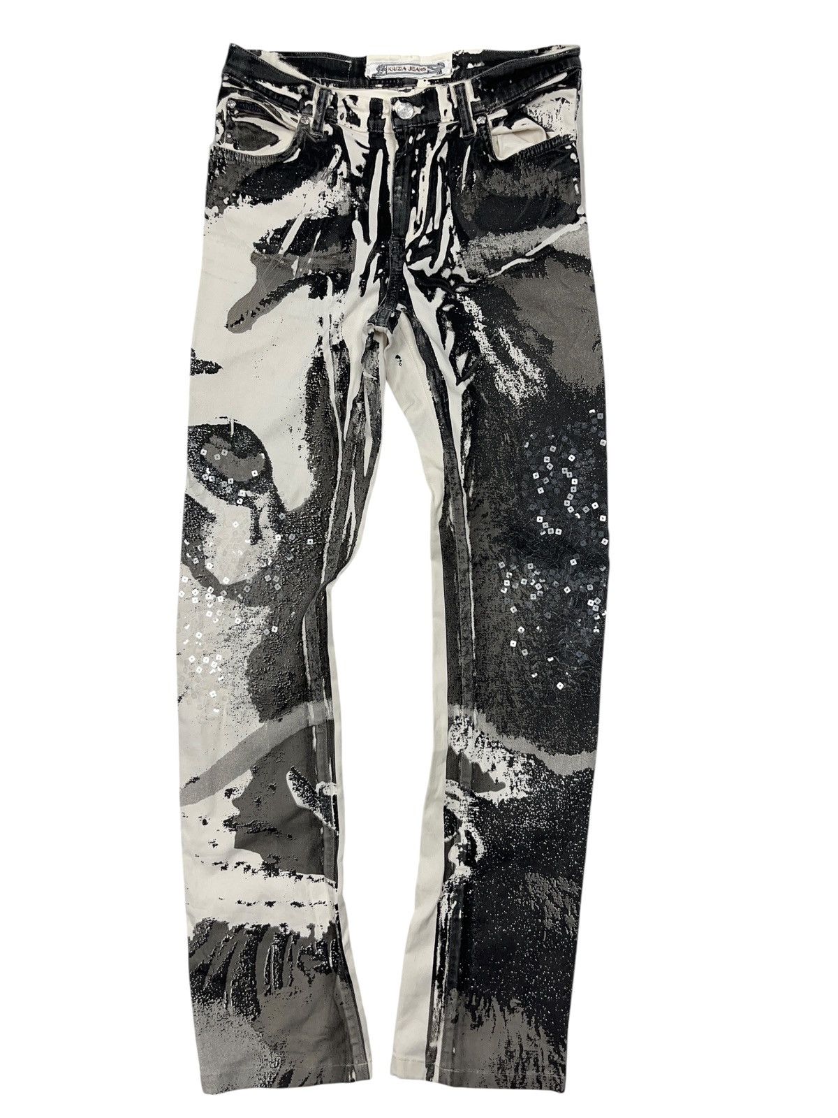 Krizia Vintage Archival Krizia Jeans with Sequins y2k Size 30" / US 8 / IT 44 - 1 Thumbnail
