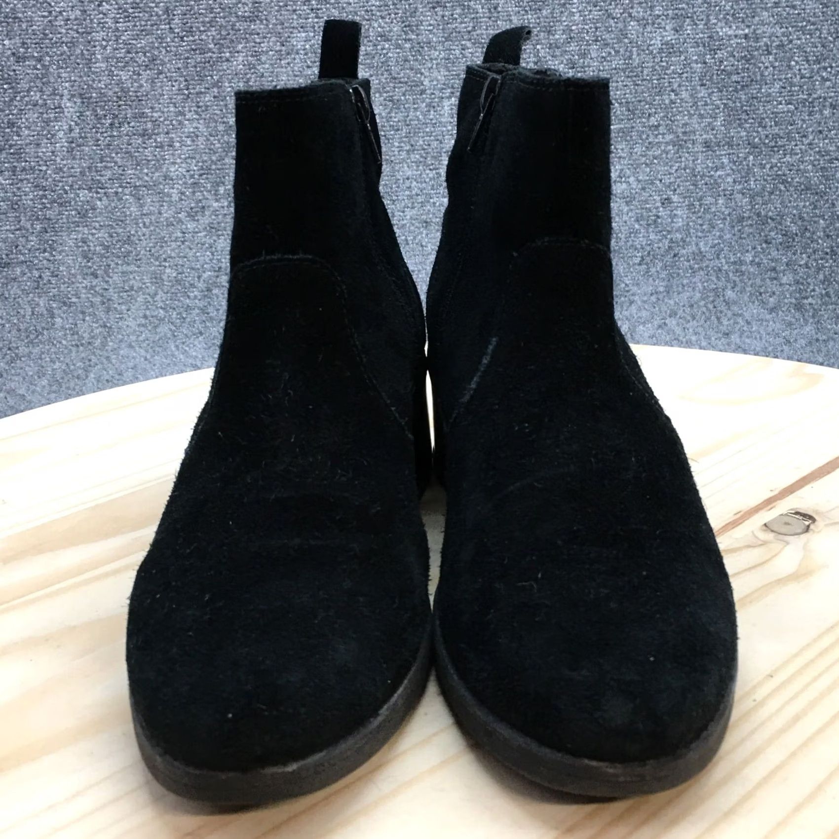 Clarks Clarks Boots Womens 9 Ankle Booties Casual 15190 Black Suede Double Zipper Boots Size US 9 / IT 39 - 5 Thumbnail