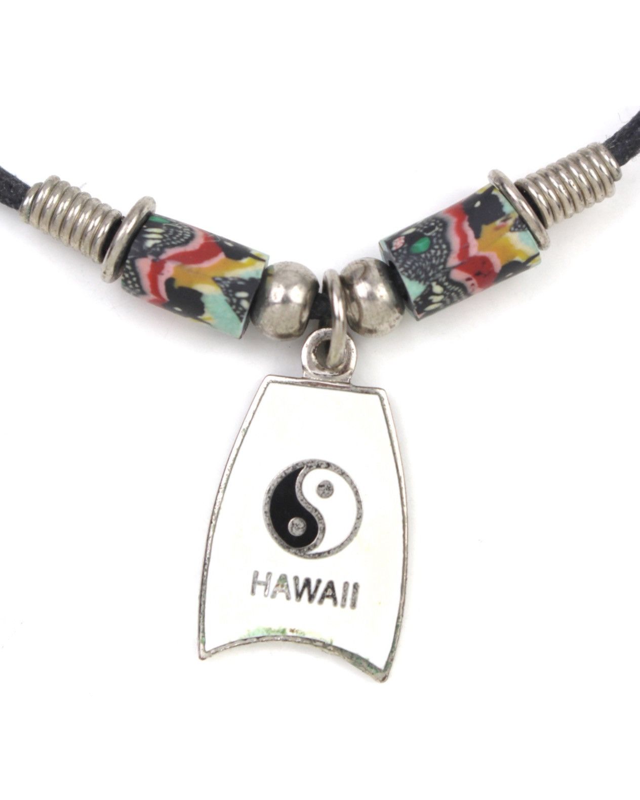 Hysteric Glamour 2000S JAPANESE MADE HAWAII YIN YANG ☯️ CORD SURF NECKLACE Size ONE SIZE - 1 Thumbnail