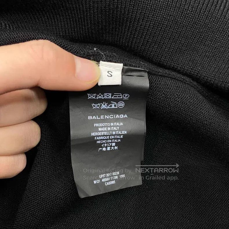 Balenciaga Balenciaga Destroyed Hem Sweater Size US S / EU 44-46 / 1 - 5 Thumbnail