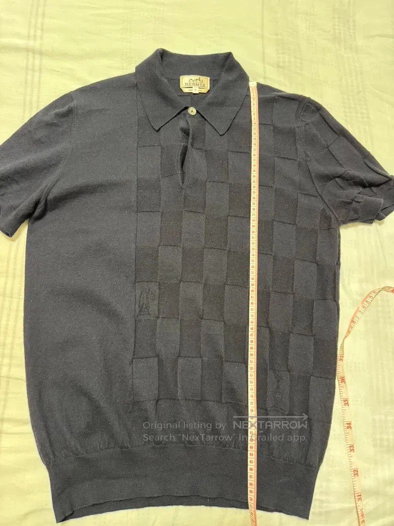Hermes Hermes Cashmere Short Sleeve Polo. Size US XL / EU 56 / 4 - 5 Thumbnail