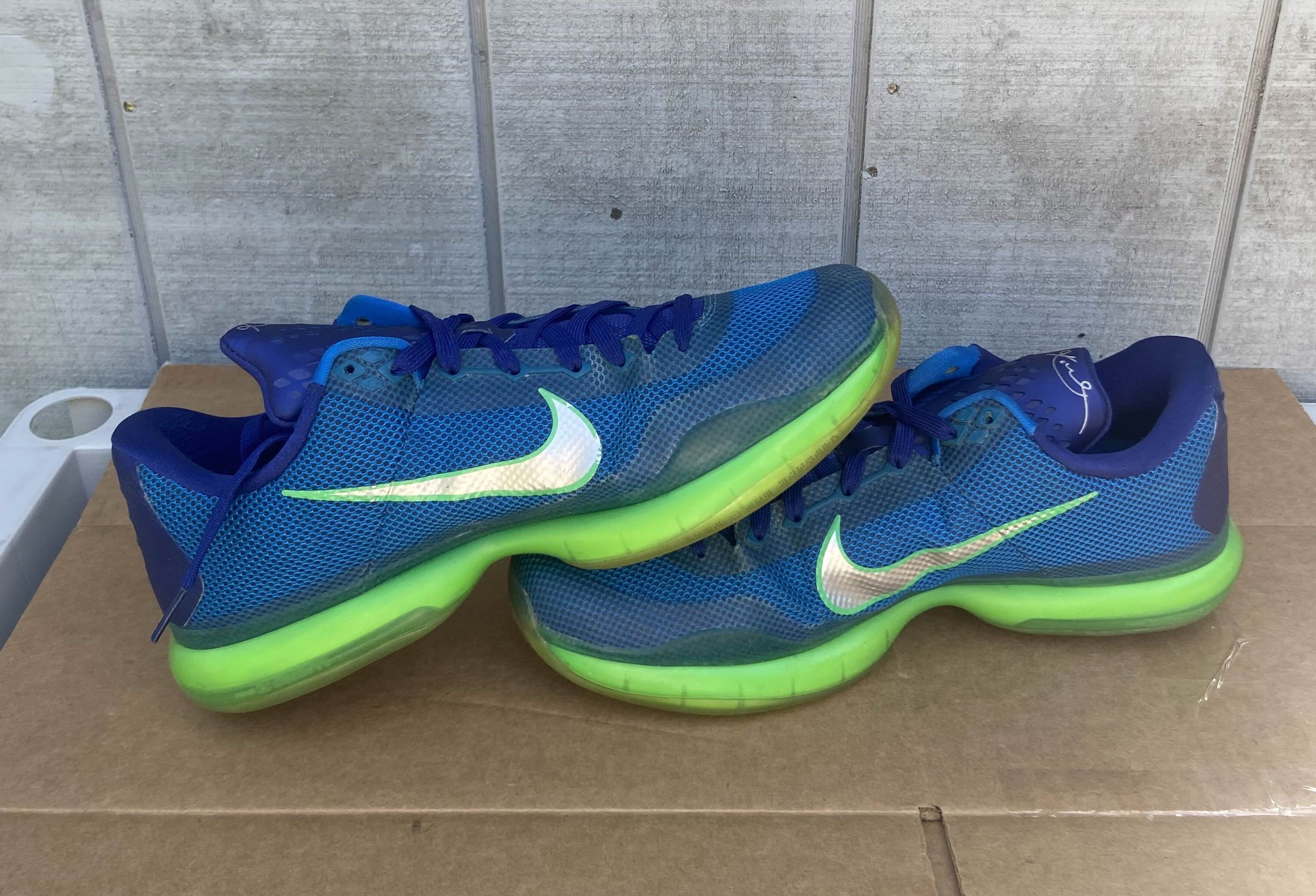 Nike Nike Kobe 10 Emerald City Blue Green Kobe Bryant Sz 13 Size US 13 / EU 46 - 1 Thumbnail
