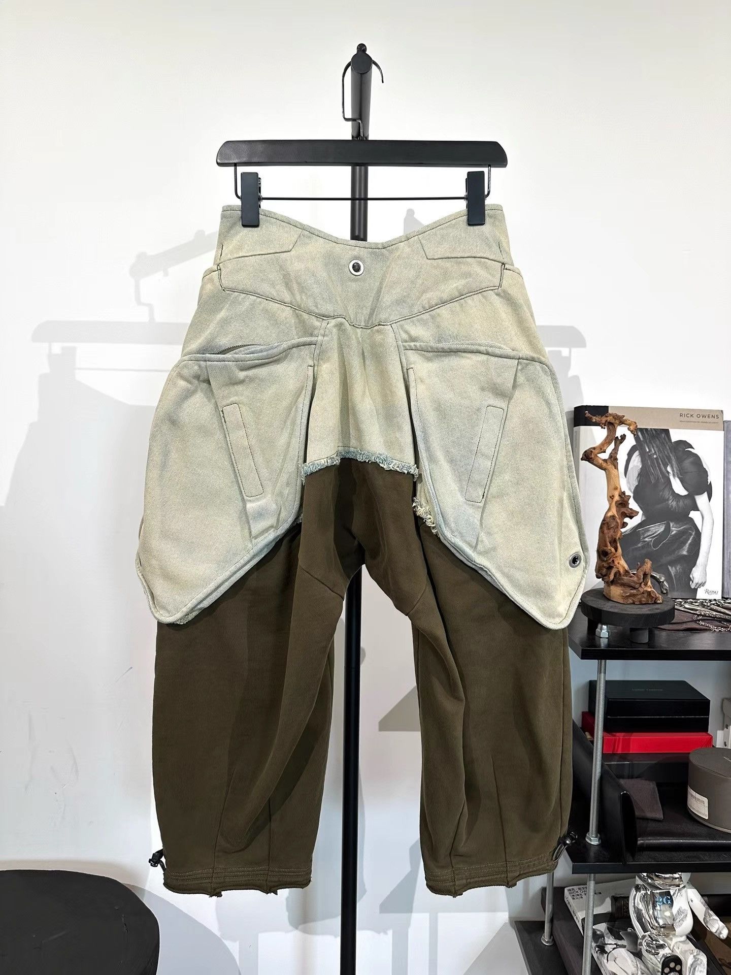Hamcus Hamcus Wasteland Paratrooper Cargo Nine-point Pants K35 Size US 29 - 2 Thumbnail