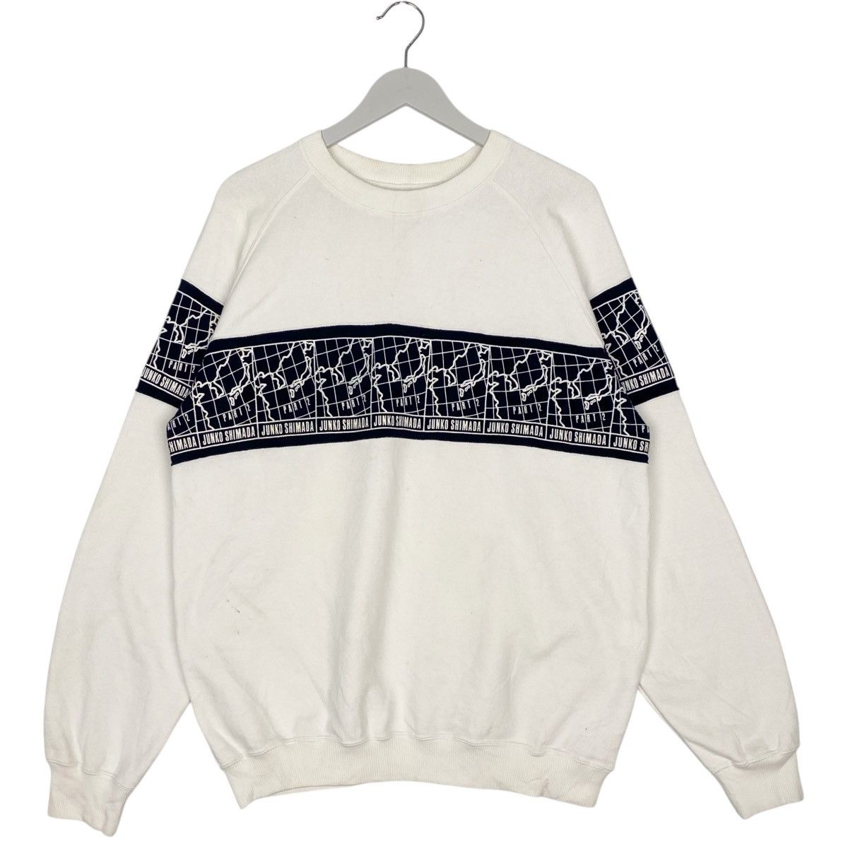 Other Vintage Junko Shimada Printed Crewneck Sweatshirt White Size US M / EU 48-50 / 2 - 1 Thumbnail