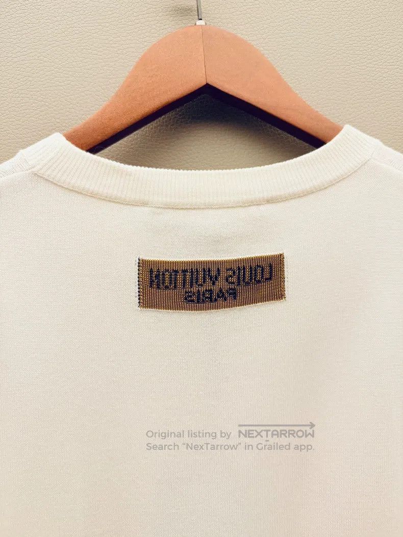 Louis Vuitton Louis Vuitton SS24 Letter Embroidery Crew Neck Short Sleev Size US M / EU 48-50 / 2 - 7 Thumbnail