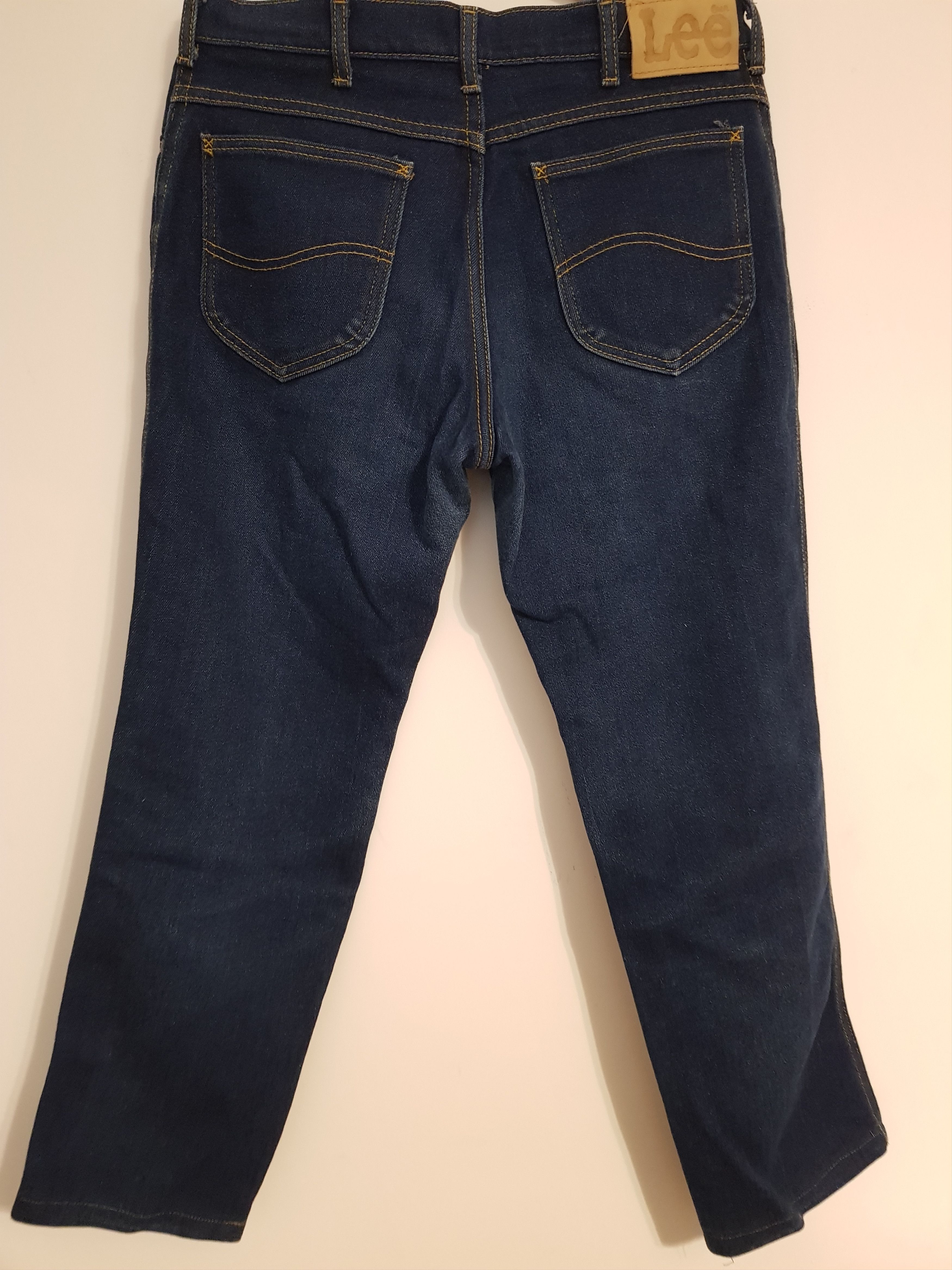Lee Lee Vintage 80s Made in USA Dark Wash Jeans 34x30 Size US 34 / EU 50 - 7 Thumbnail