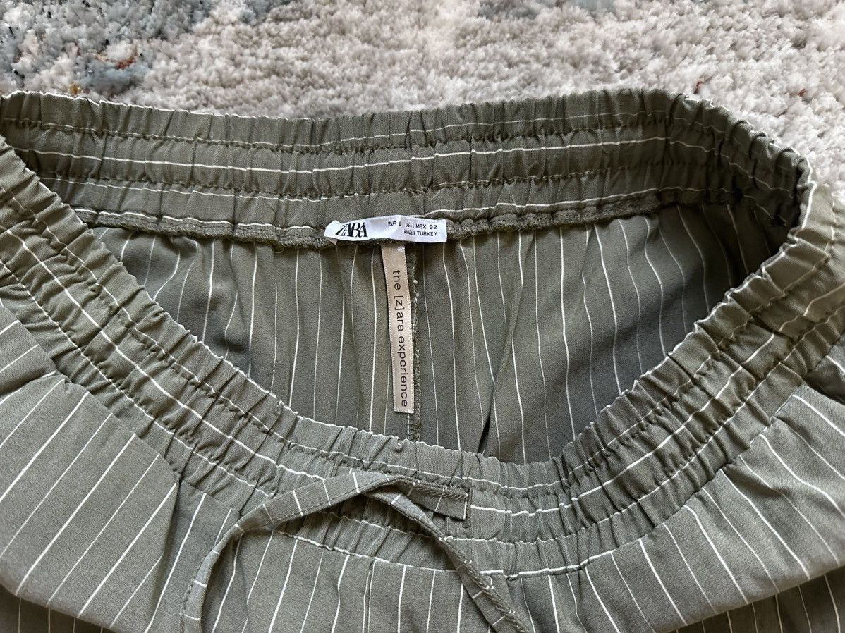Zara Loose Fit Pinstripe Pants Size US 32 / EU 48 - 3 Thumbnail