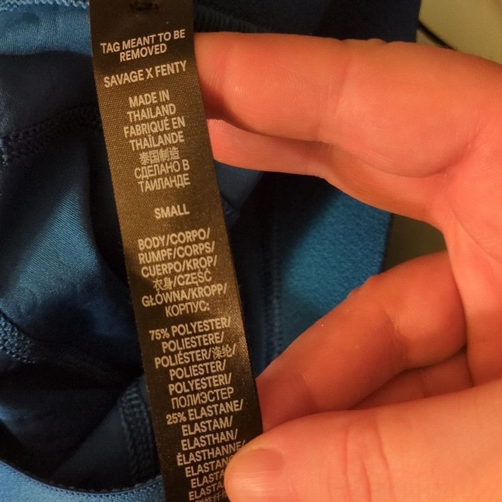 Fenty Savage X Fenty blue flow high waist leggings size small Size 22" - 8 Thumbnail