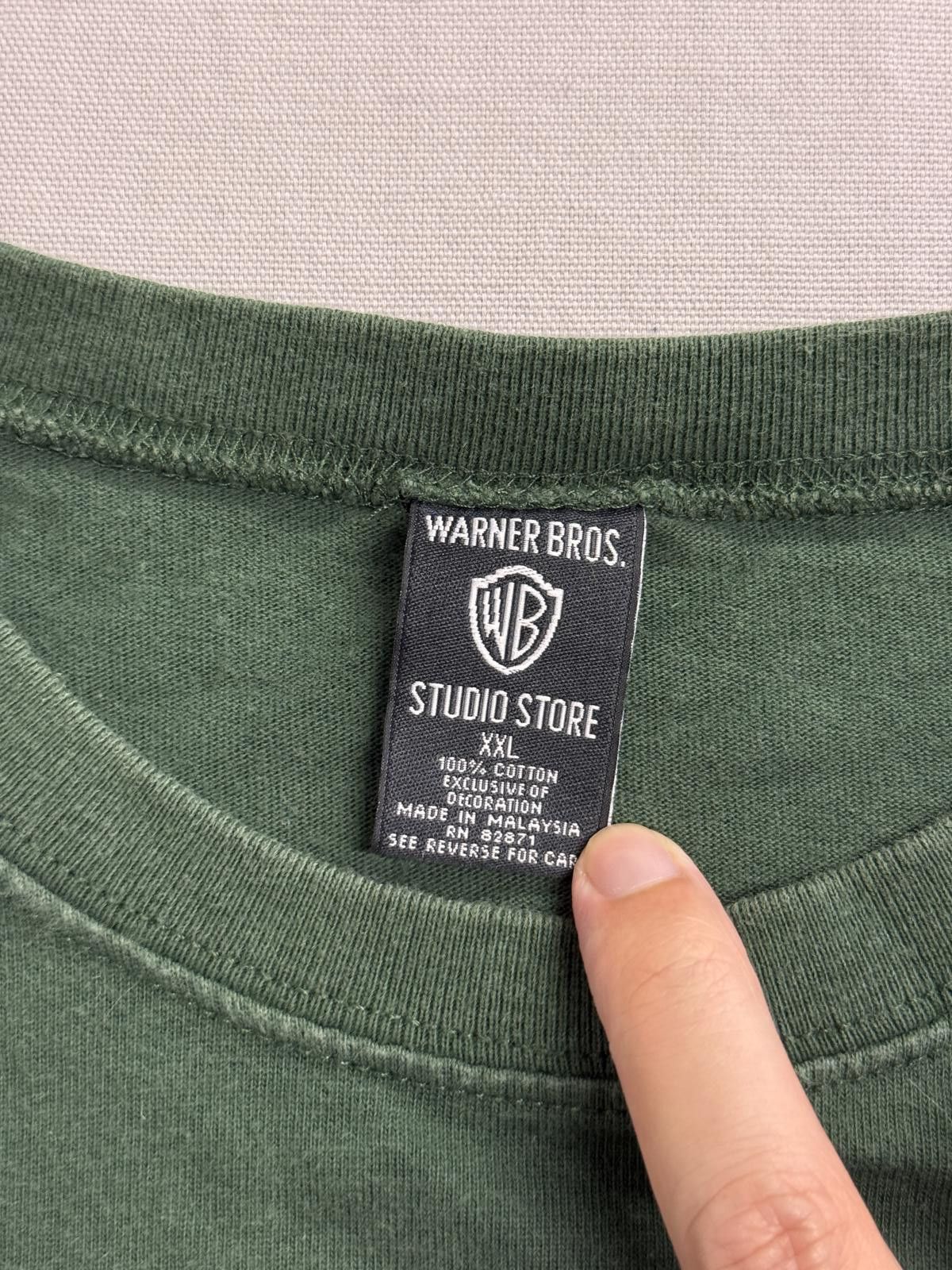 Warner Bros Vintage Marvin the Martian Pocket Tee Embroidered 1989 XXL Size US XXL / EU 58 / 5 - 2 Thumbnail