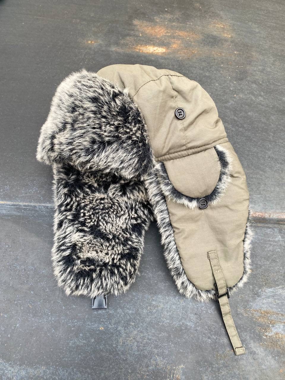 Vintage Ushanka Kanye West style Fur LGG style hat Size ONE SIZE - 6 Thumbnail