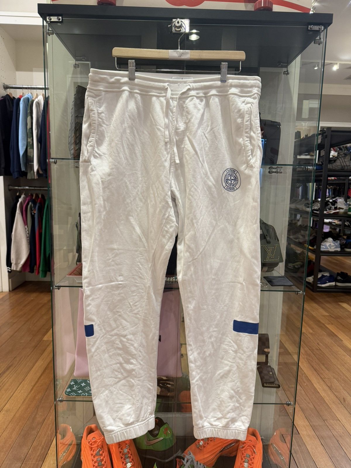 Stone Island × Supreme Supreme x Stone Island Sweatpants Size US 36 / EU 52 - 1 Thumbnail