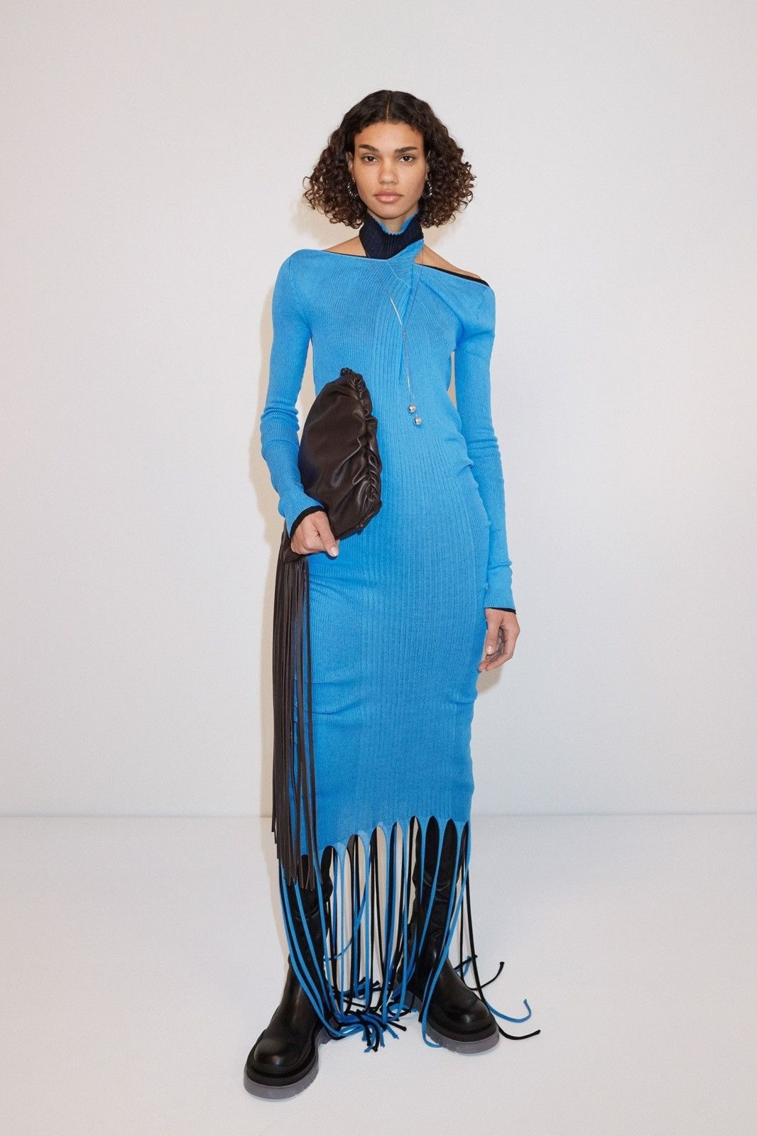 Bottega Veneta Bottega Veneta fringed knit dress pre-fall 2020 M Size M / US 6-8 / IT 42-44 - 2 Thumbnail