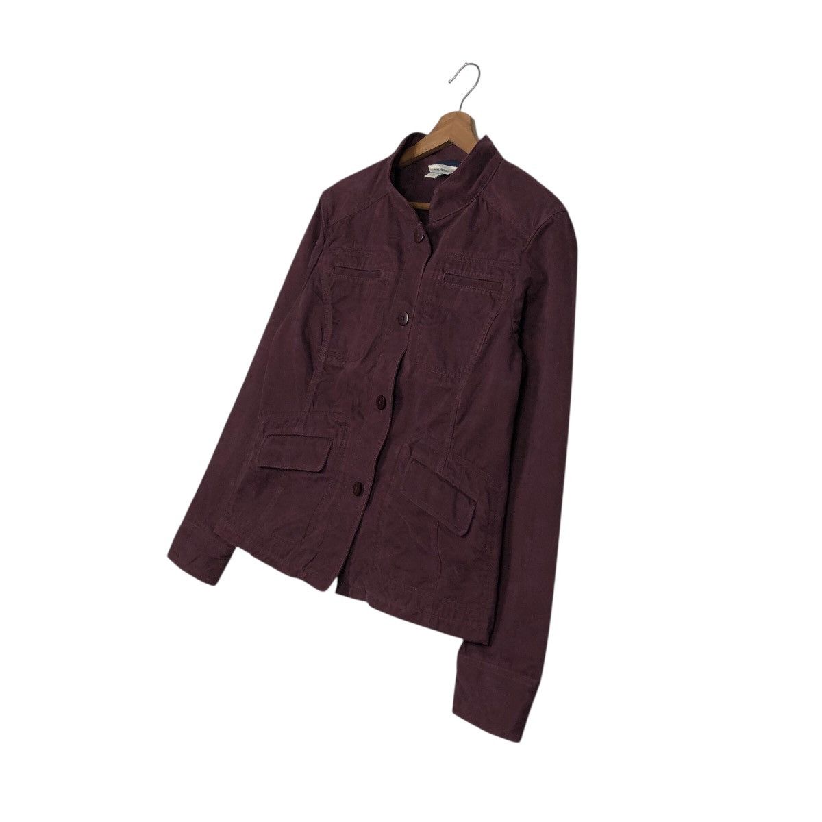 L.L. Bean 📌Rich Purple Chore Work Jacket Duck Canvas L.L.Bean Size US XL / EU 56 / 4 - 3 Thumbnail