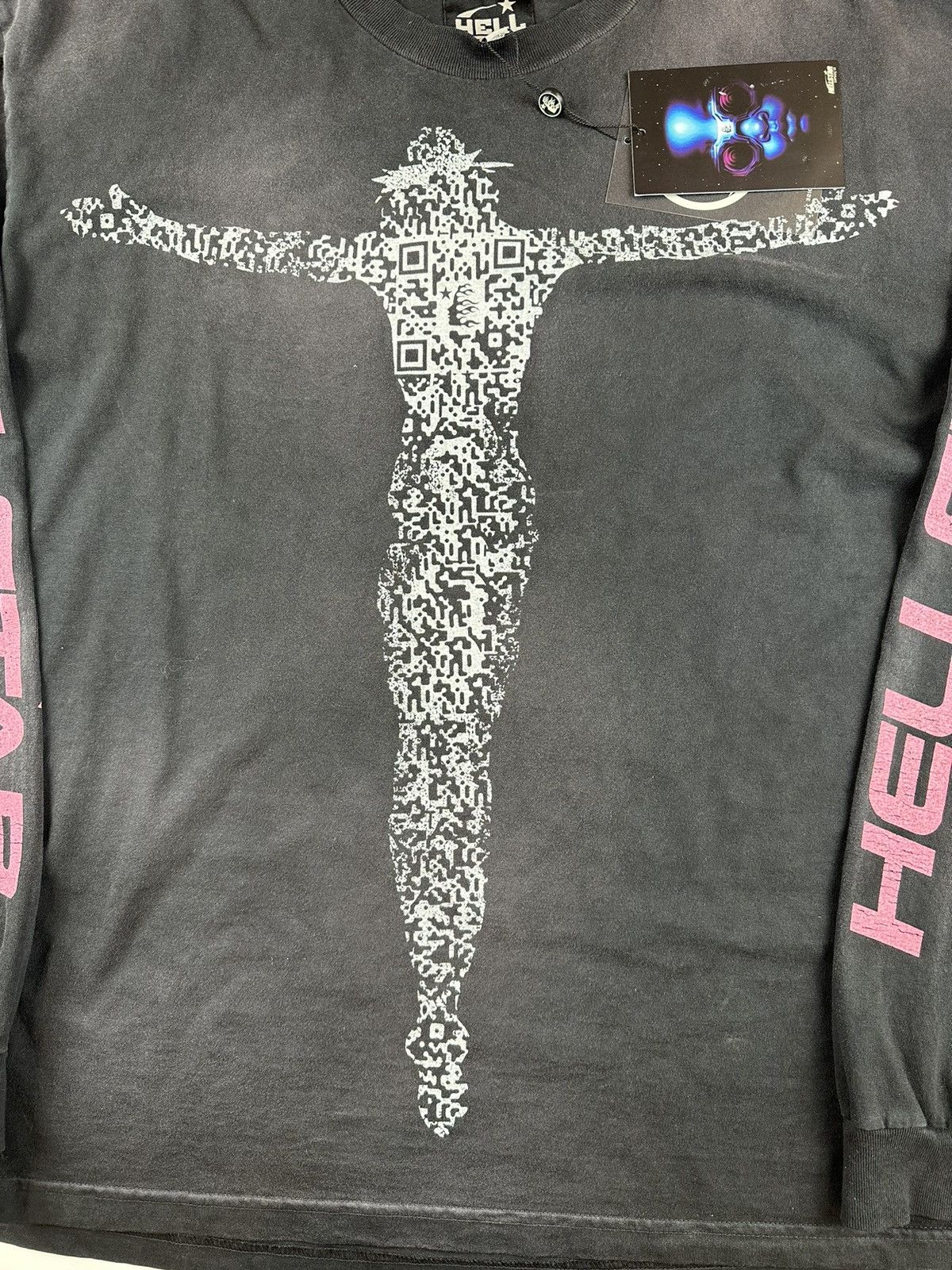HELLSTAR Hellstar QR Code Long Sleeve T-shirt Size US XXL / EU 58 / 5 - 2 Thumbnail