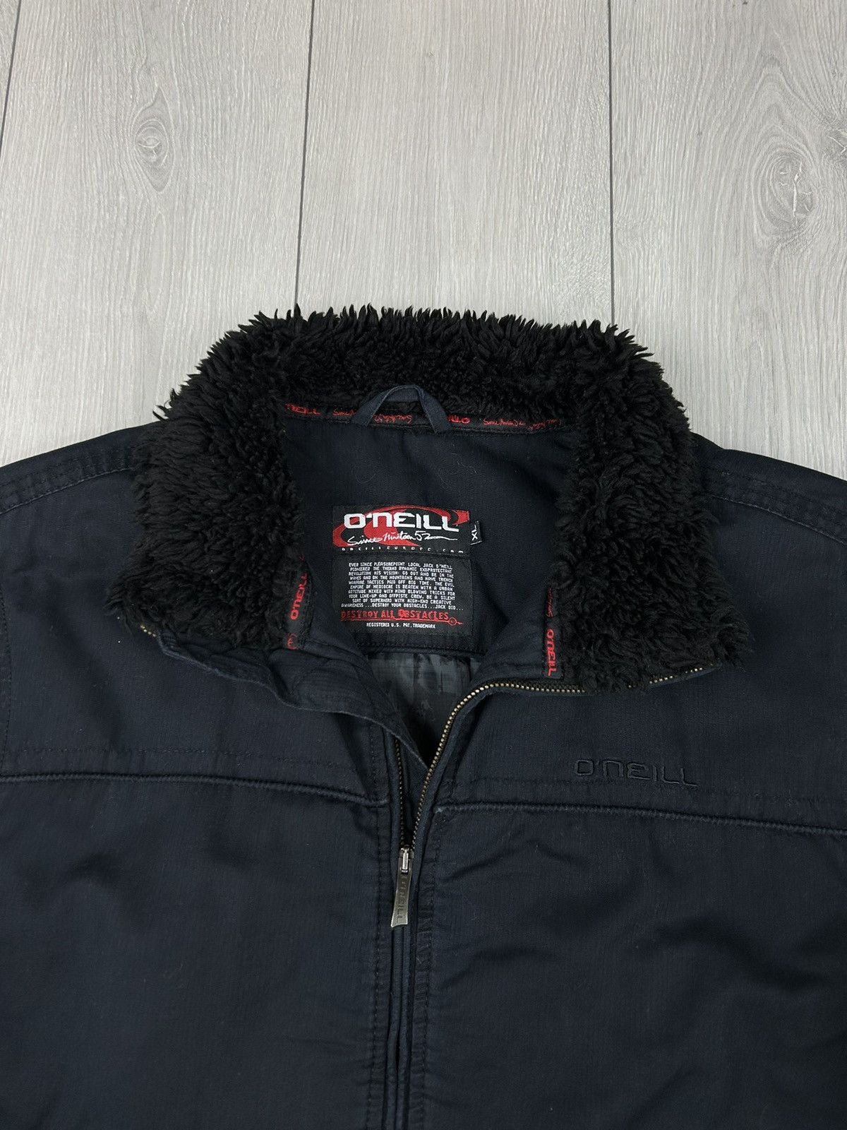 O'Neill × Vintage O’Neill Vintage Black Jacket Size XL Size US XL / EU 56 / 4 - 4 Thumbnail