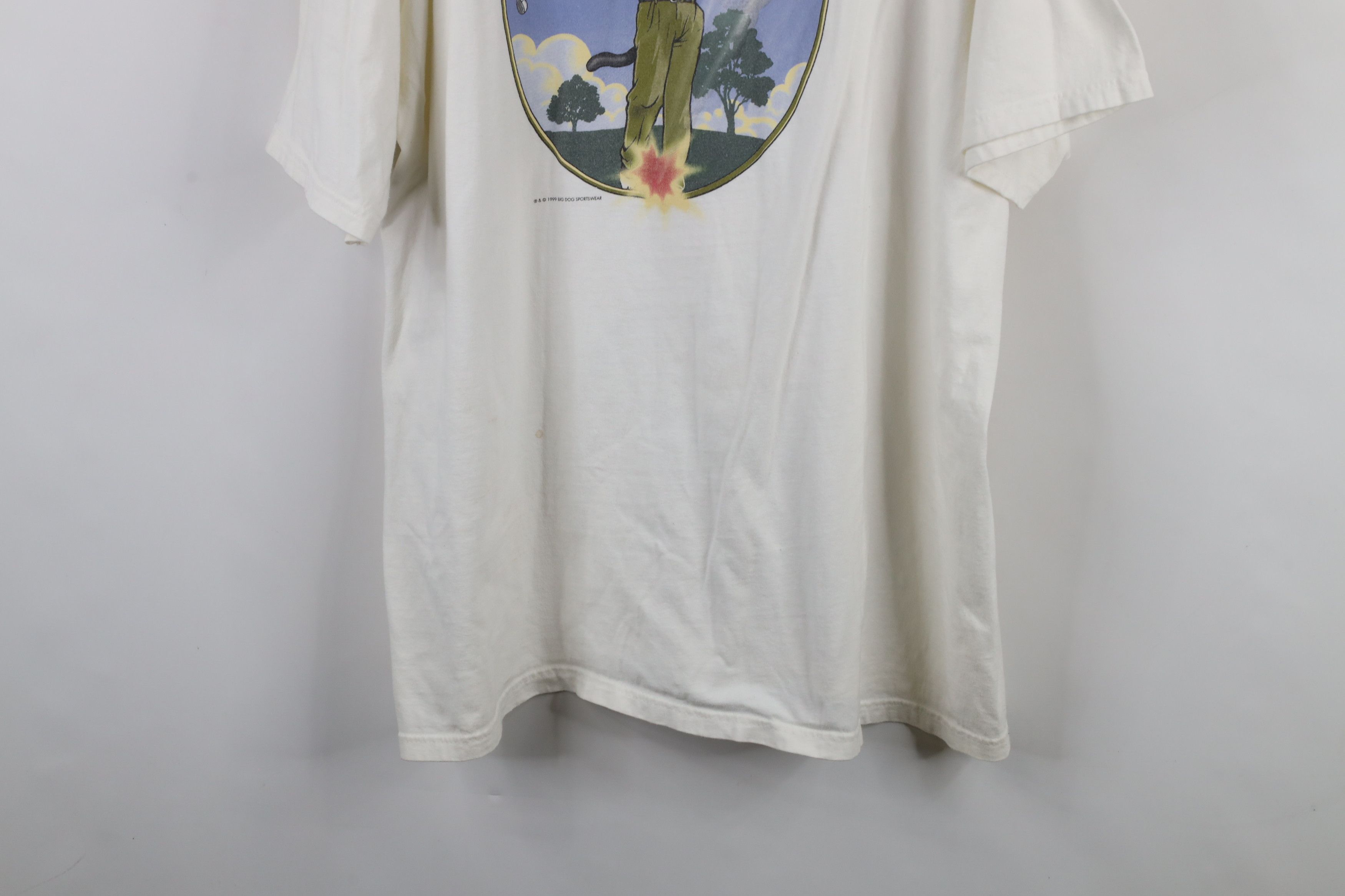 Big Dogs × Vintage Vintage 90s Big Dogs Spell Golf Designated Driver T-Shirt Size US XXL / EU 58 / 5 - 15 Thumbnail