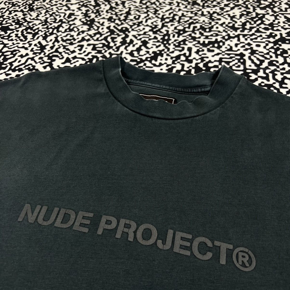 Nude Vintage Y2K Nude Project Boxy Cropped T-shirt Porn Style Size L / US 10 / IT 46 - 8 Thumbnail