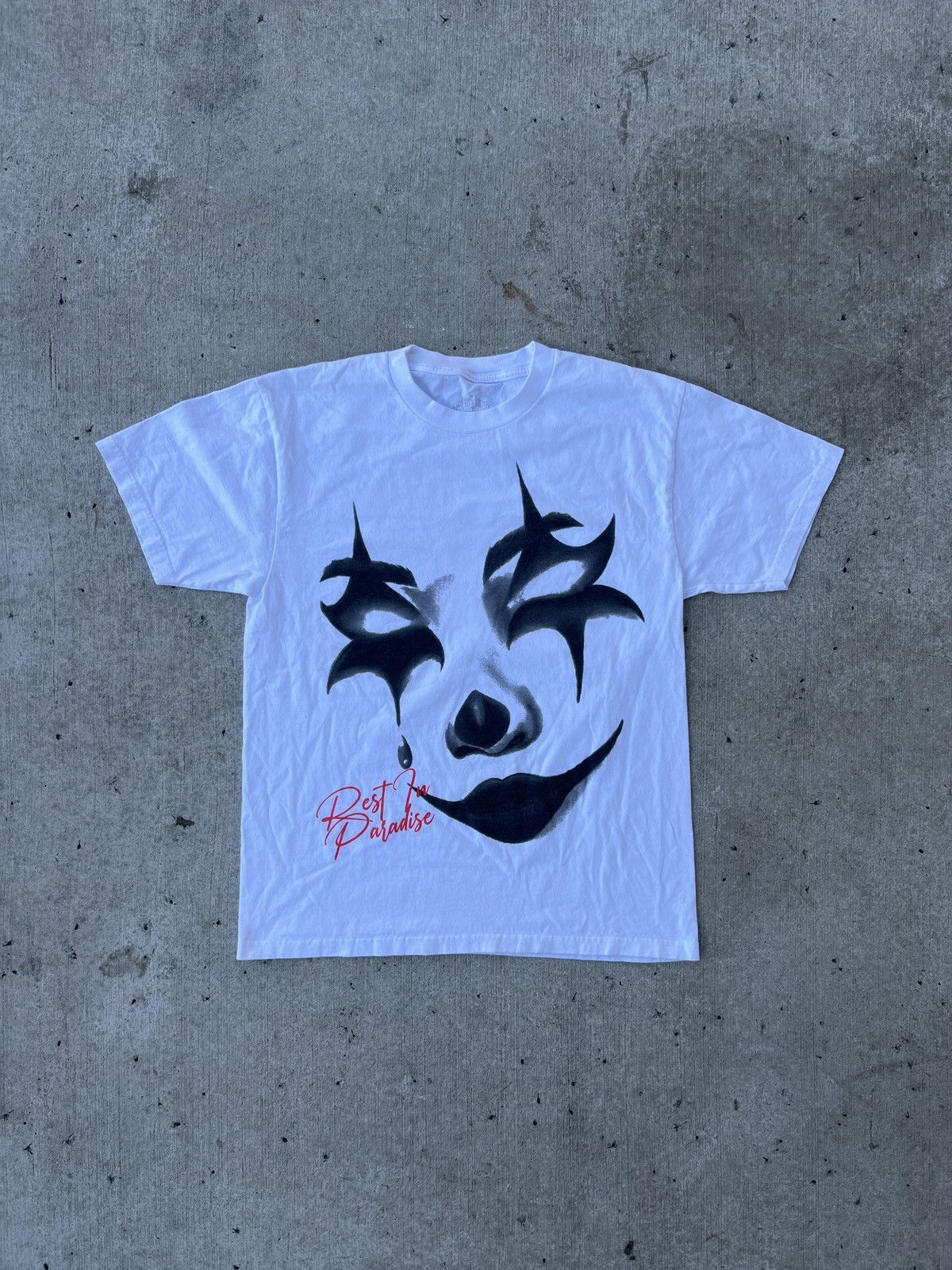 Other Y2k Rest In Paradise Japanese white clown graphic tee-shirt Size US M / EU 48-50 / 2 - 5 Thumbnail