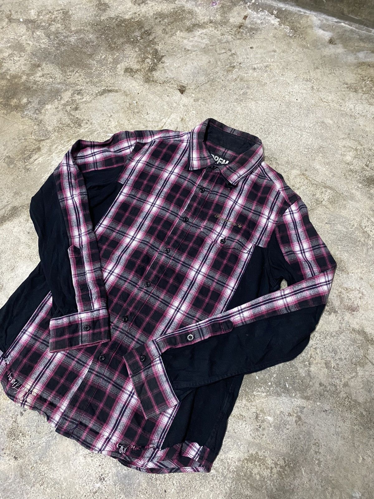 PPFM PPFM FULL BUTTON UP DISTRESSED COWBOY SHIRT REVOLUTION JAPAN Size US L / EU 52-54 / 3 - 4 Thumbnail