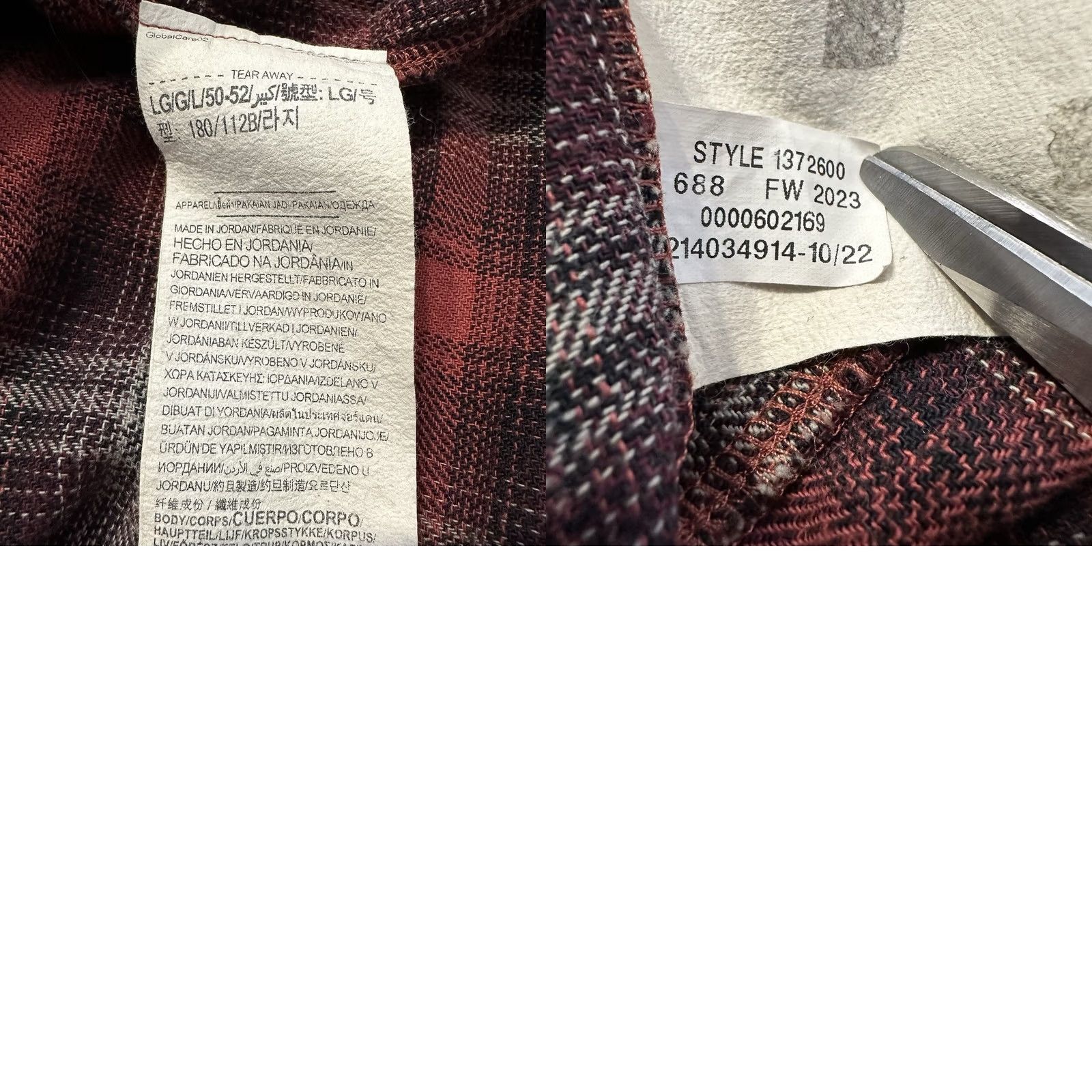 Under Armour Under Armour Tradesman Flex Flannel Shirt Mens L Red Plaid Long Sleeve Snap Shirt Size US L / EU 52-54 / 3 - 8 Thumbnail