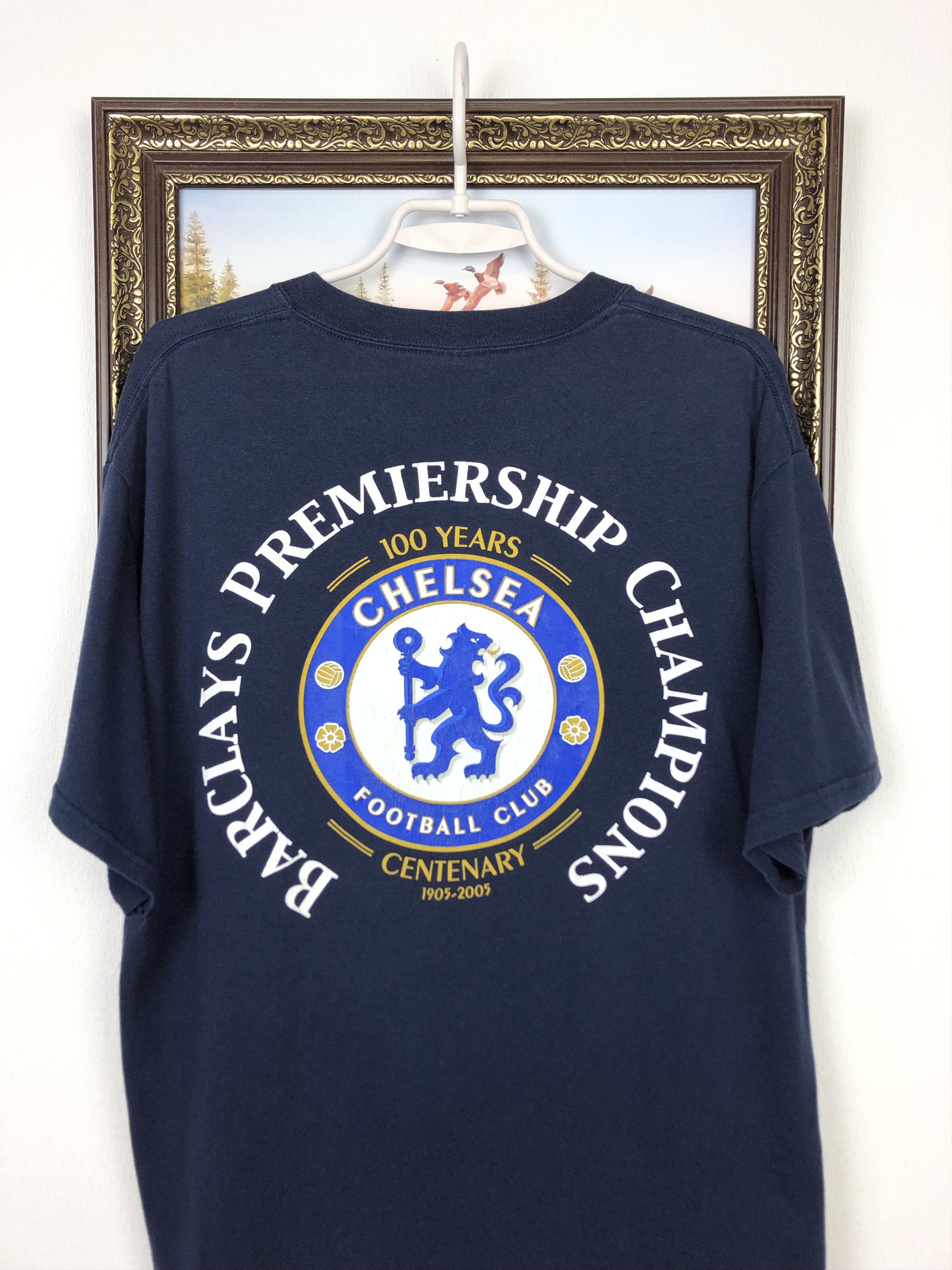 Vintage Vintage Chelsea Champions Football Shirt Over Print Tee Size US L / EU 52-54 / 3 - 10 Thumbnail