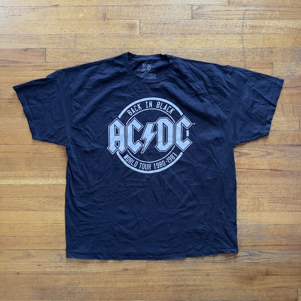AC/DC AC/DC Back in black World Tour 1980-1981 2XL Size US L / EU 52-54 / 3 - 1 Thumbnail