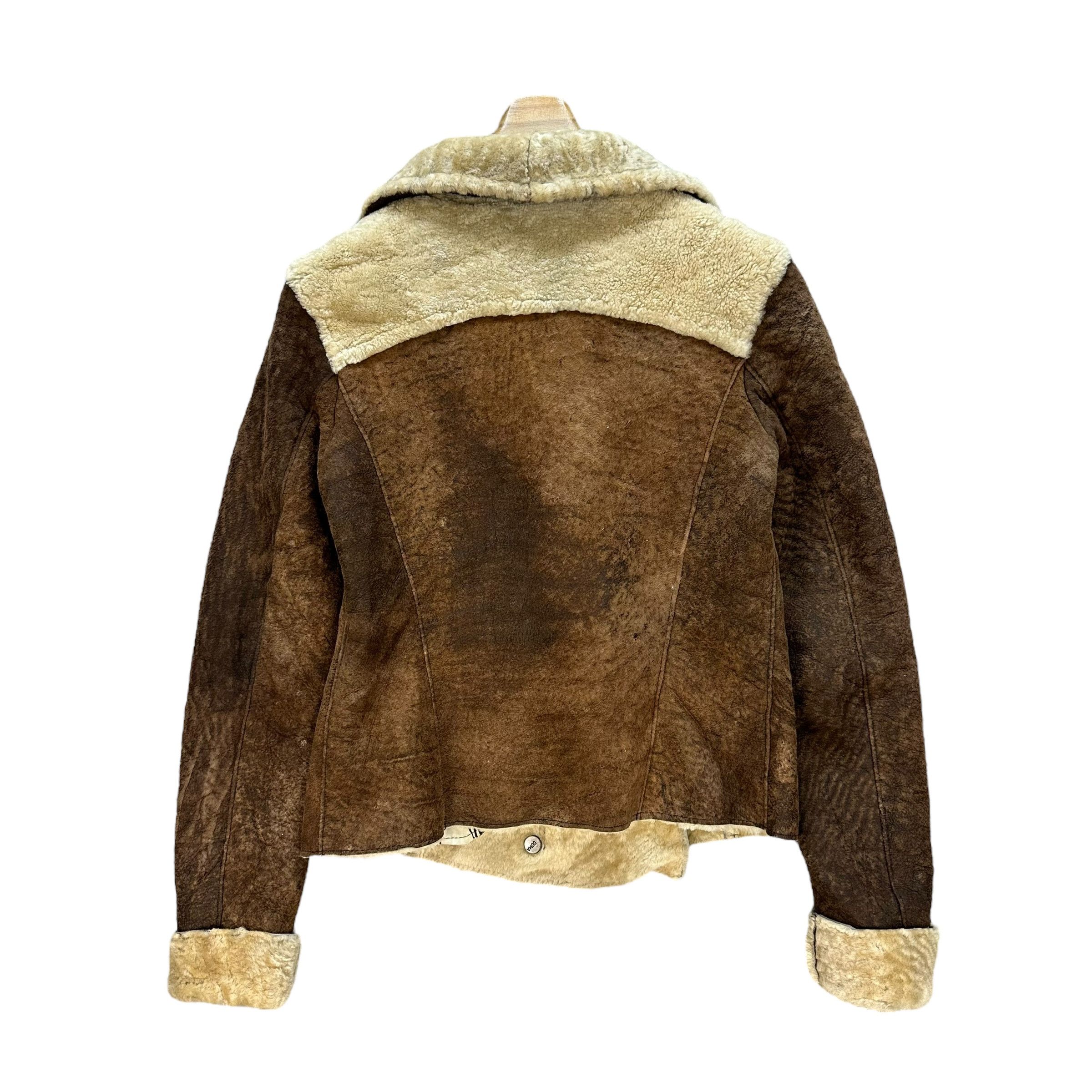 Genuine Leather DOMA LEATHER Jacket Women's Shearling Jacket #1511-A62 Size S / US 4 / IT 40 - 17 Thumbnail