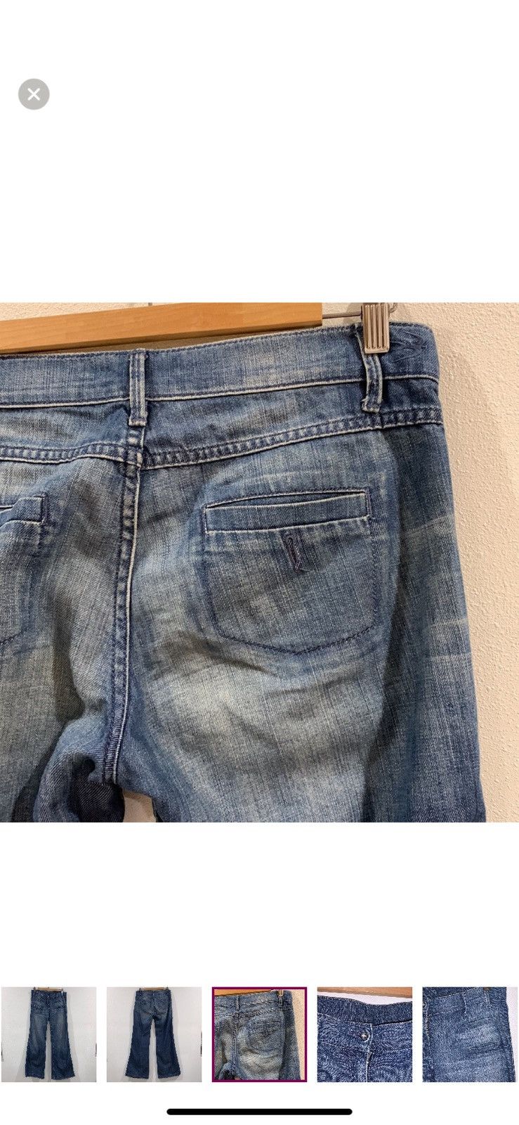 Sandro SANDRO PARIS WIDE LEG FLAIR JEANS SIZE 38 Size 38" / US 16 / IT 52 - 3 Thumbnail