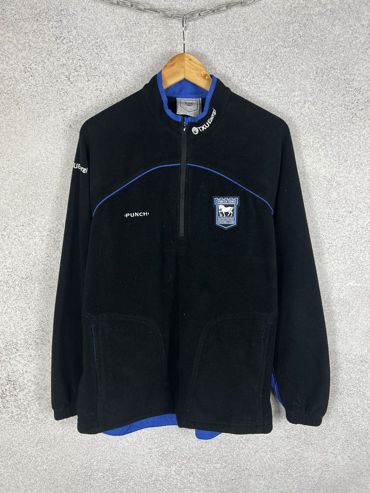 Vintage Vintage Ipswich Town Punch Soccer Sweatshirt Retro Football Size US M / EU 48-50 / 2 - 1 Thumbnail
